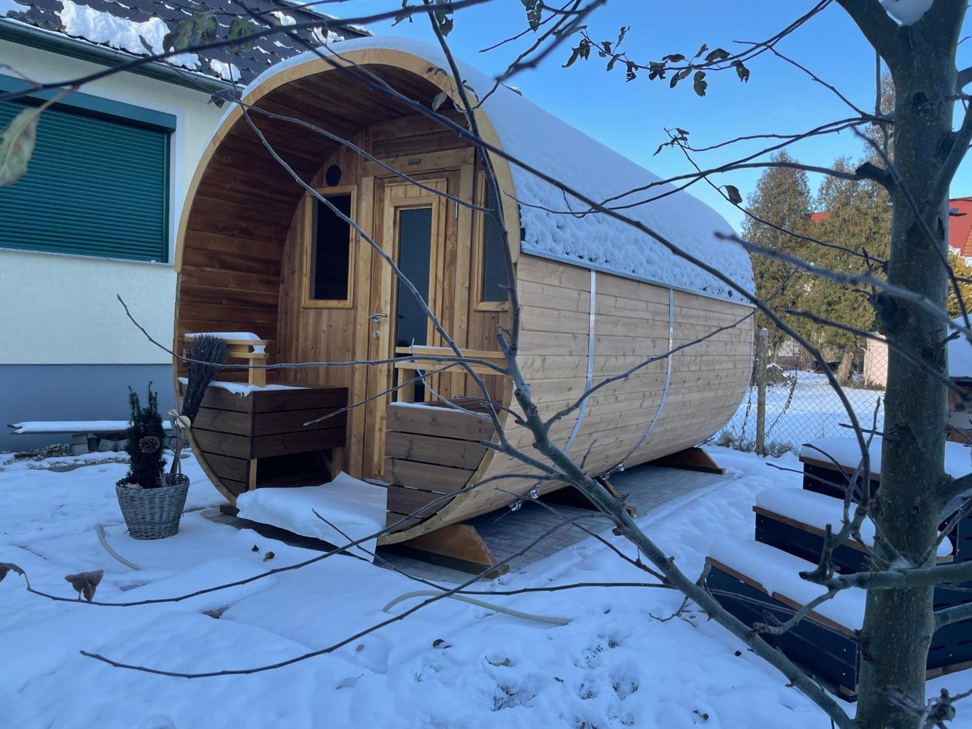 Ferienhaus Amare Mit Fasssauna, Eigener Terrasse & Kamin Budyšín Exteriér fotografie